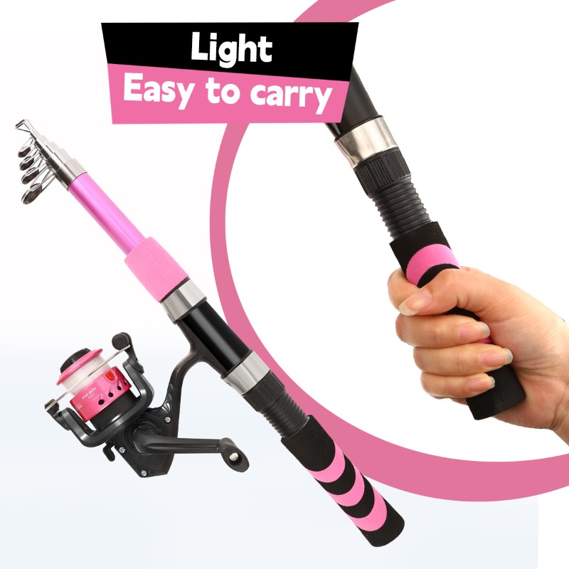 Kids Adult Beginner Fishing Ro - Fishing Rod Spinning ulasan dan harga
