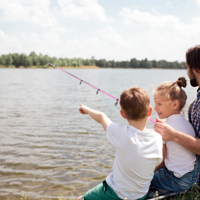 Kids Adult Beginner Fishing Ro - Fishing Rod Spinning ulasan dan harga