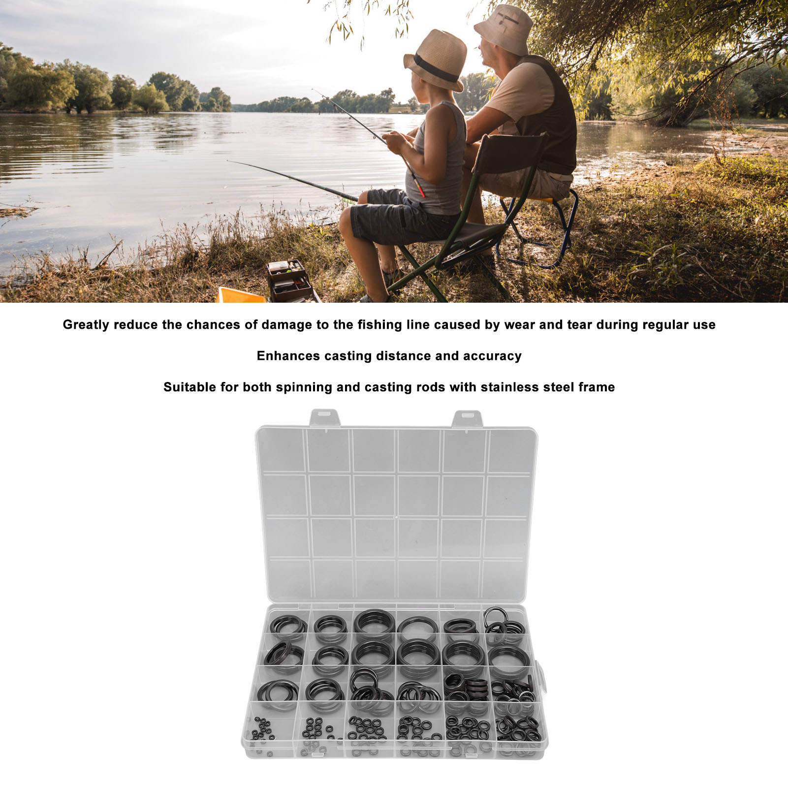 Fishing Rod Guide Repair Kit F - Fishing Rod Building Kit ulasan dan harga